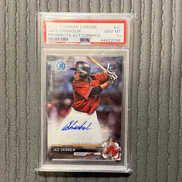Other - PSA 10 - 2017 Bowman Chrome Prospect Jazz Chisholm Prospects Autographs